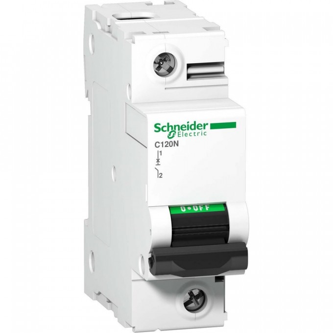 Автоматический выключатель SCHNEIDER ELECTRIC ACTI 9 C120N 1П 100A C A9N18358 Автоматический выключатель SCHNEIDER ELECTRIC ACTI 9 C120N 1П 100A C A9N18358