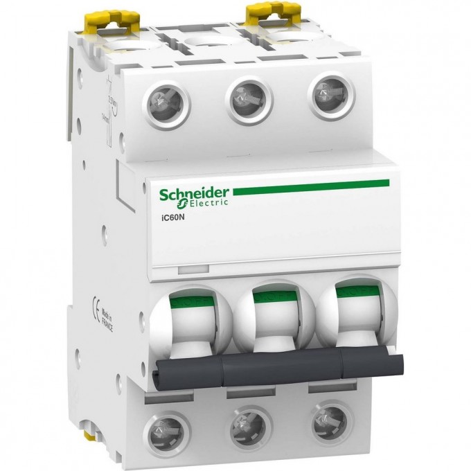 Автоматический выключатель SCHNEIDER ELECTRIC ACTI 9 iC60N 3П 4A D A9F75304 Автоматический выключатель SCHNEIDER ELECTRIC ACTI 9 iC60N 3П 4A D A9F75304