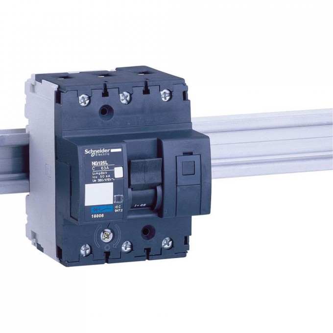 Автоматический выключатель SCHNEIDER ELECTRIC ACTI 9 NG125L 3П 32A C 18803 Автоматический выключатель SCHNEIDER ELECTRIC ACTI 9 NG125L 3П 32A C 18803
