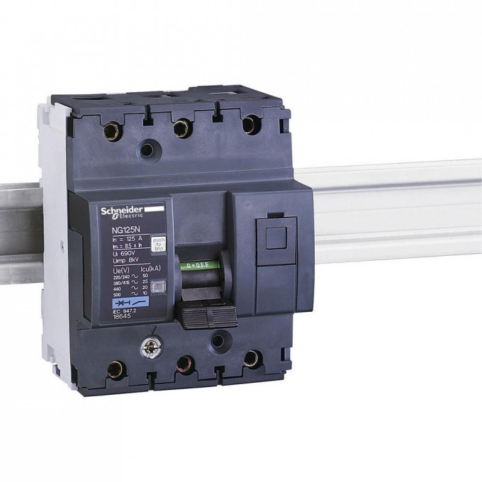 Автоматический выключатель SCHNEIDER ELECTRIC ACTI 9 NG125N 3П 32A C 18636 Автоматический выключатель SCHNEIDER ELECTRIC ACTI 9 NG125N 3П 32A C 18636