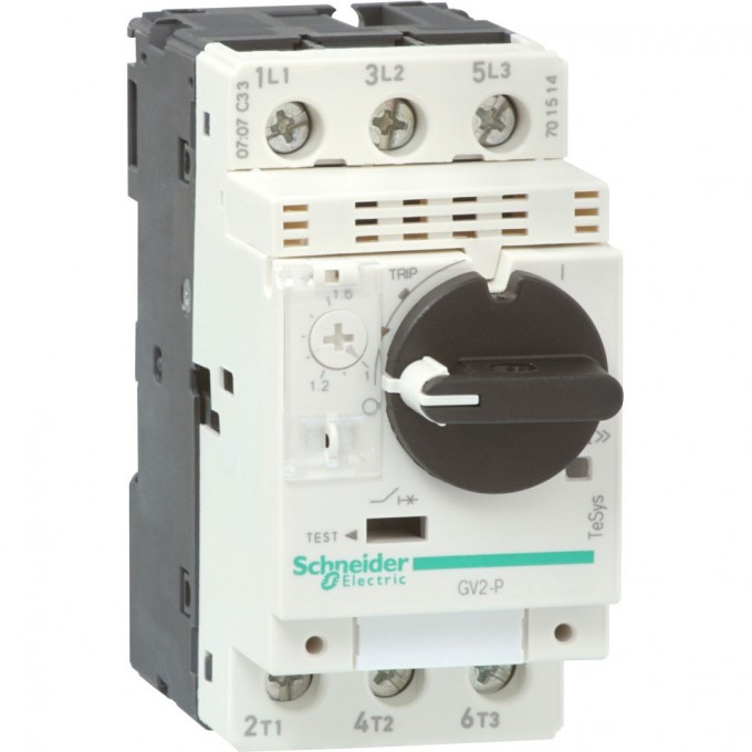 Автоматический выключатель SCHNEIDER ELECTRIC TESYS с комбинированным расцепителем 0,16-0,25А GV2P02 Автоматический выключатель SCHNEIDER ELECTRIC TESYS с комбинированным расцепителем 0,16-0,25А GV2P02