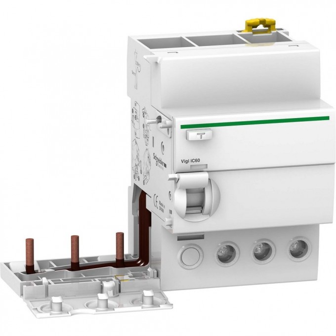 Блок дифференциальной защиты SCHNEIDER ELECTRIC ACTI 9 VIGI iC60 3П 63A 30mA AC-ТИП A9V41363 Блок дифференциальной защиты SCHNEIDER ELECTRIC ACTI 9 VIGI iC60 3П 63A 30mA AC-ТИП A9V41363