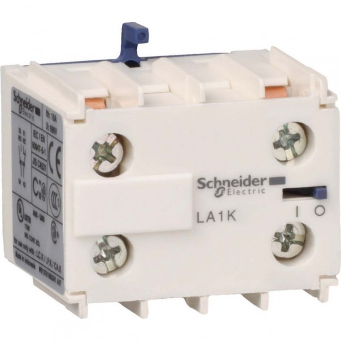 Блок дополнительных контактов SCHNEIDER ELECTRIC TESYS 2НЗ винтовой зажим LA1KN02 Блок дополнительных контактов SCHNEIDER ELECTRIC TESYS 2НЗ винтовой зажим LA1KN02