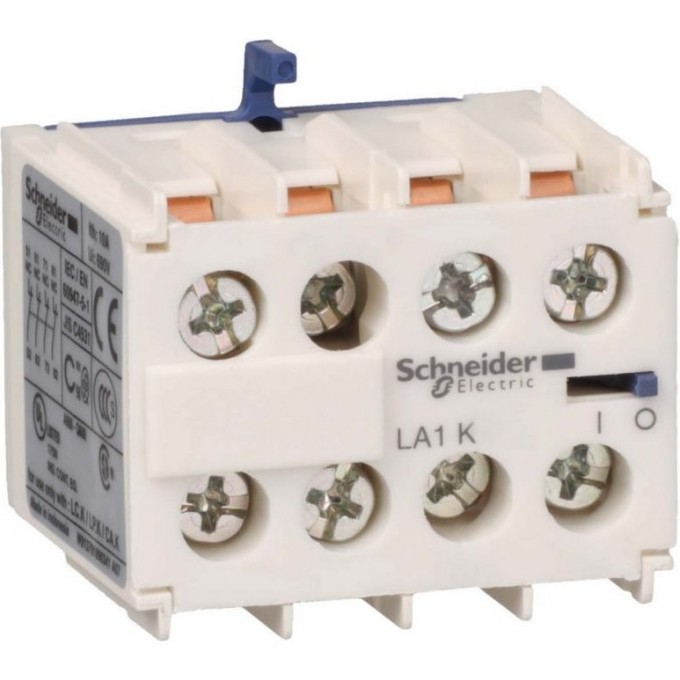 Блок дополнительных контактов SCHNEIDER ELECTRIC TESYS НО+3НЗ винтовой зажим LA1KN13 Блок дополнительных контактов SCHNEIDER ELECTRIC TESYS НО+3НЗ винтовой зажим LA1KN13