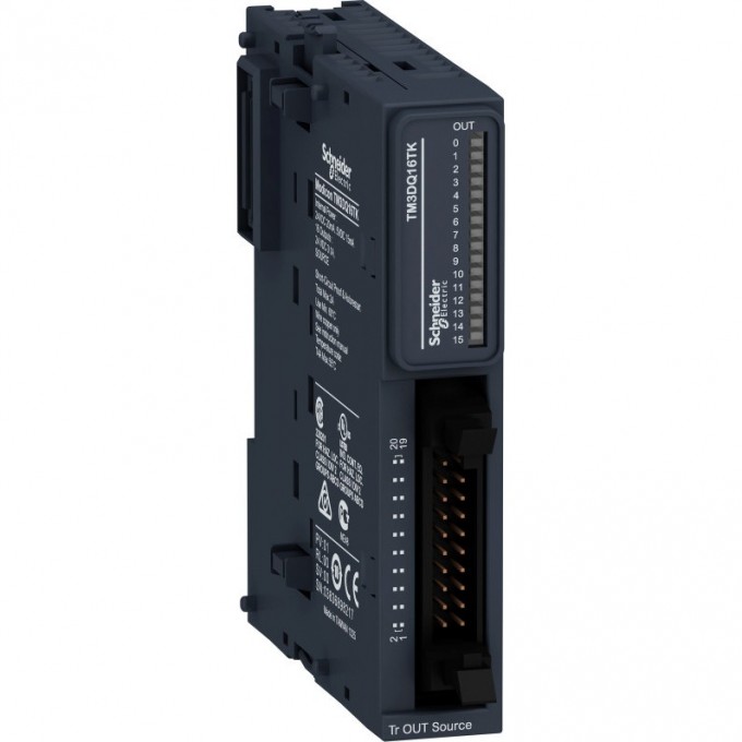 Дискретный модуль расширения SCHNEIDER ELECTRIC MODICON ТМ3 16 выходов, транзист источник НЕ10 TM3DQ16TK Дискретный модуль расширения SCHNEIDER ELECTRIC MODICON ТМ3 16 выходов, транзист источник НЕ10 TM3DQ16TK