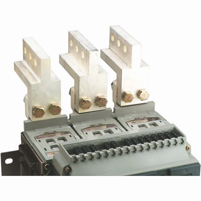 Дополнительные переходники SCHNEIDER ELECTRIC COMPACT с переднего на вертикальное присоединение 3шт 33642 Дополнительные переходники SCHNEIDER ELECTRIC COMPACT с переднего на вертикальное присоединение 3шт 33642