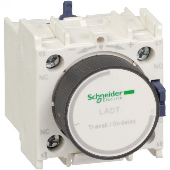 Дополнительный контактный блок SCHNEIDER ELECTRIC TESYS с выдержкой времени 0,1…30С, винтовой зажим LADT2 Дополнительный контактный блок SCHNEIDER ELECTRIC TESYS с выдержкой времени 0,1…30С, винтовой зажим LADT2