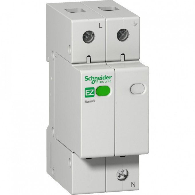 Ограничитель перенапряжения SCHNEIDER ELECTRIC EASY9 1П+H 20кА 230В =S= EZ9L33620 Ограничитель перенапряжения SCHNEIDER ELECTRIC EASY9 1П+H 20кА 230В =S= EZ9L33620