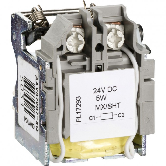 Расцепитель напряжения независимый SCHNEIDER ELECTRIC MX 24В постоянного тока LV429390 Расцепитель напряжения независимый SCHNEIDER ELECTRIC MX 24В постоянного тока LV429390