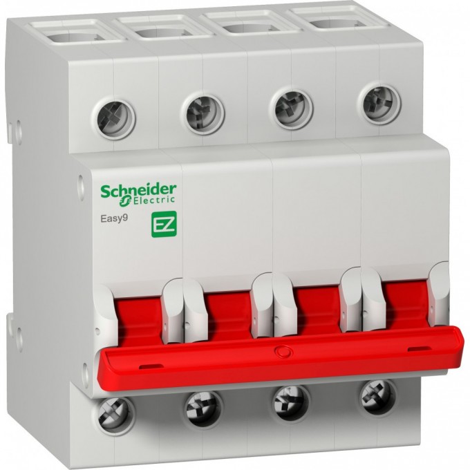 Выключатель нагрузки SCHNEIDER ELECTRIC EASY9 (модульный рубильник) 4П 40А 400В =S= EZ9S16440 Выключатель нагрузки SCHNEIDER ELECTRIC EASY9 (модульный рубильник) 4П 40А 400В =S= EZ9S16440