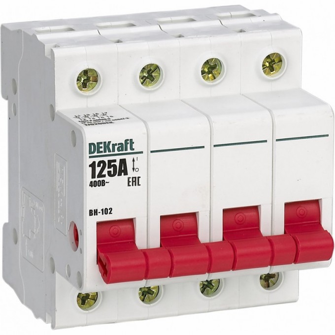 Выключатель-разъединитель SCHNEIDER ELECTRIC DEKRAFT 4Р 40А ВН-102 17028DEK Выключатель-разъединитель SCHNEIDER ELECTRIC DEKRAFT 4Р 40А ВН-102 17028DEK