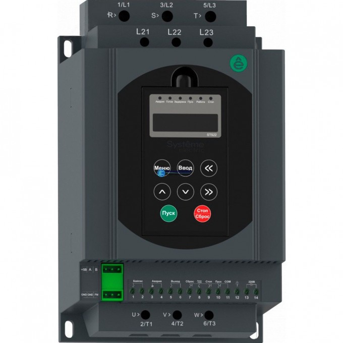 Устройство плавного пуска SCHNEIDER ELECTRIC STS22 90кВт 400В STS22D90N4 Устройство плавного пуска SCHNEIDER ELECTRIC STS22 90кВт 400В STS22D90N4