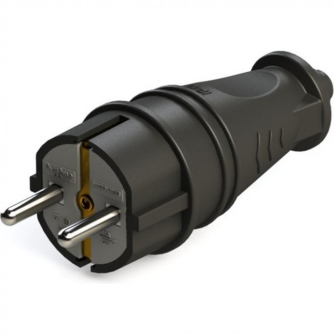 Вилка SCHNEIDER ELECTRI MULTISET 2К+З 16А/250В IP44 прямая каучуковая черная MST4001BK Вилка SCHNEIDER ELECTRI MULTISET 2К+З 16А/250В IP44 прямая каучуковая черная MST4001BK