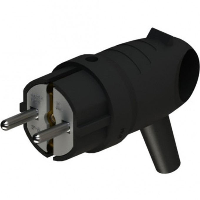 Вилка SCHNEIDER ELECTRIC 2К+З 16А/250В IP44 угловая каучуковая черный MST1102BK Вилка SCHNEIDER ELECTRIC 2К+З 16А/250В IP44 угловая каучуковая черный MST1102BK