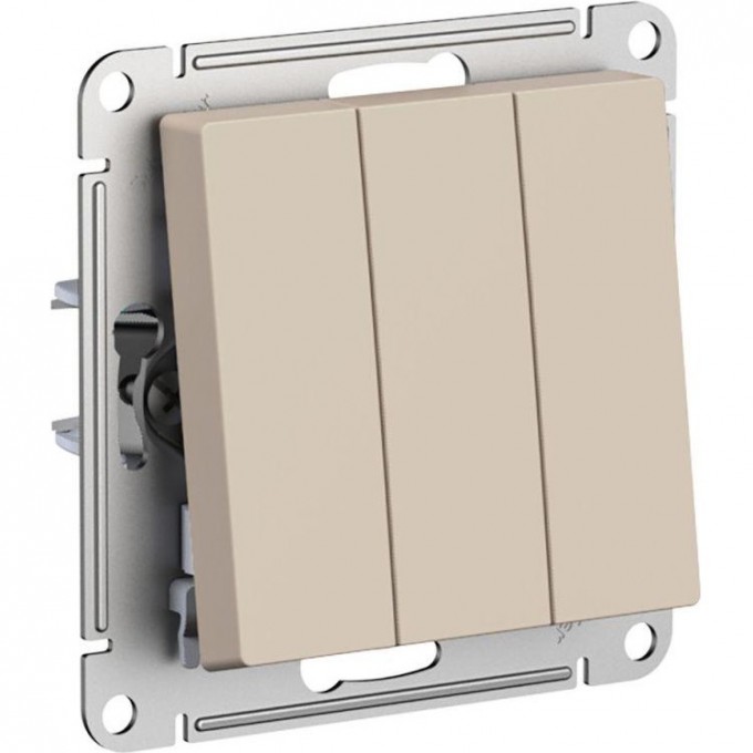 Выключатель 3-клавишный SCHNEIDER ELECTRIC ATLASDESIGN (сх.1+1+1) 10AX механизм, песочный ATN001231 Выключатель 3-клавишный SCHNEIDER ELECTRIC ATLASDESIGN (сх.1+1+1) 10AX механизм, песочный ATN001231
