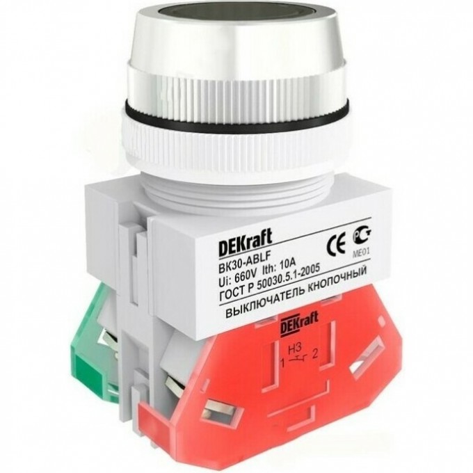 Выключатель кнопочный SCHNEIDER ELECTRIC DEKRAFT ABLF ?30 мм Цвет:ЧЕРНЫЙ 220В ВK-30 25042DEK Выключатель кнопочный SCHNEIDER ELECTRIC DEKRAFT ABLF ?30 мм Цвет:ЧЕРНЫЙ 220В ВK-30 25042DEK