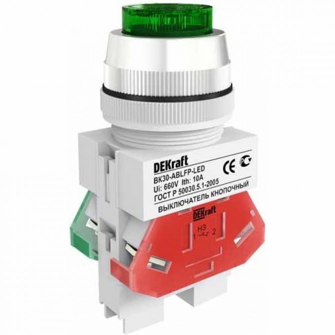 Выключатель кнопочный SCHNEIDER ELECTRIC DEKRAFT ABLFP ?30 мм Цвет:ЗЕЛЕНЫЙ LED 220В ВK-30 25047DEK Выключатель кнопочный SCHNEIDER ELECTRIC DEKRAFT ABLFP ?30 мм Цвет:ЗЕЛЕНЫЙ LED 220В ВK-30 25047DEK